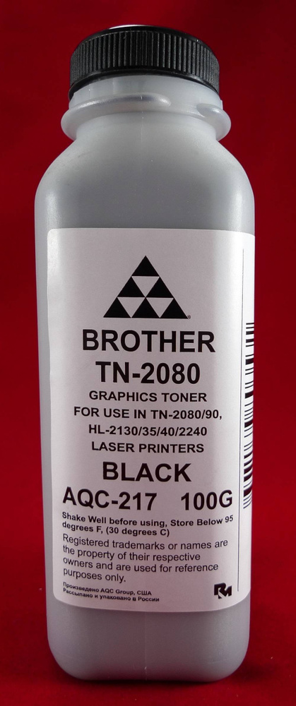 Тонер AQC для Brother 2075 - тонер (AQC217) 100 гр, черный #1