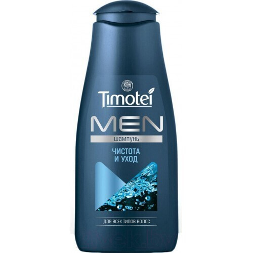 Timotei Шампунь для мужчин Men Чистота и уход, 400 мл #1