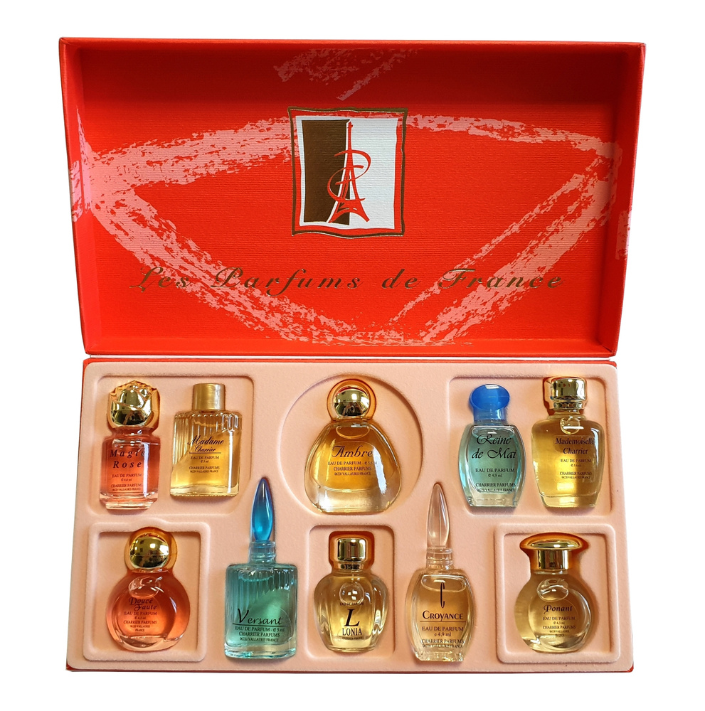 Набор парфюмированной воды для женщин "Les Parfums de France - Top 10" 53,7 мл от CHARRIER Parfums  #1