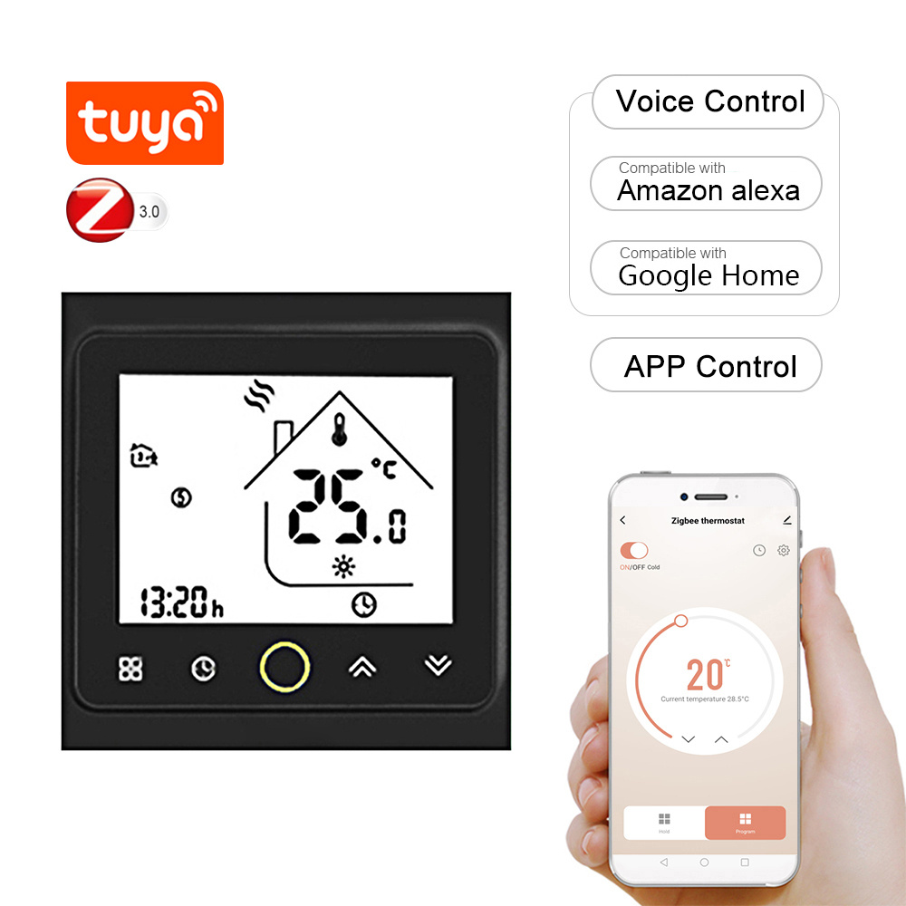 Умный термостат Tuya ZigBee3.0, 16А, еженедельный программируемый контроллер температуры, приложение #1