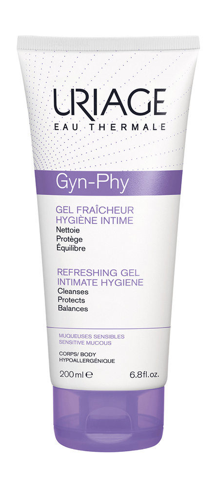 Освежающий гель для интимной гигиены Uriage Gyn-Phy Refreshing Gel Intimate Hygiene  #1