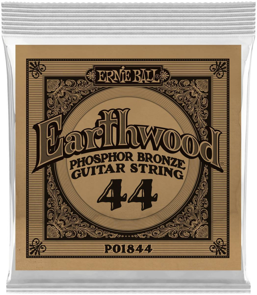 ERNIE BALL 1844 Earthwood Phosphor Bronze .044 Струна одиночная для акустической гитары  #1