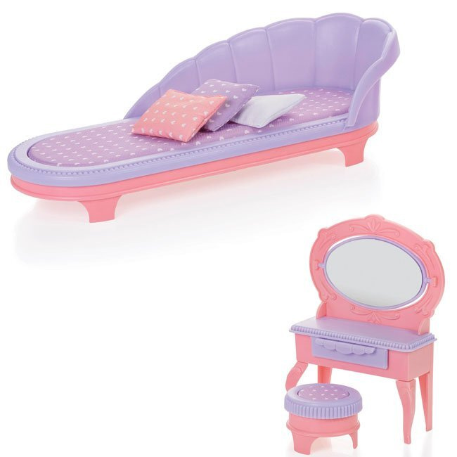 Мебель кукольная Будуар розовы С-1460  #1
