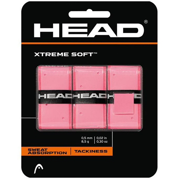 Обмотка для ручки ракетки HEAD Overgrip XtremeSoft x3, Pink #1