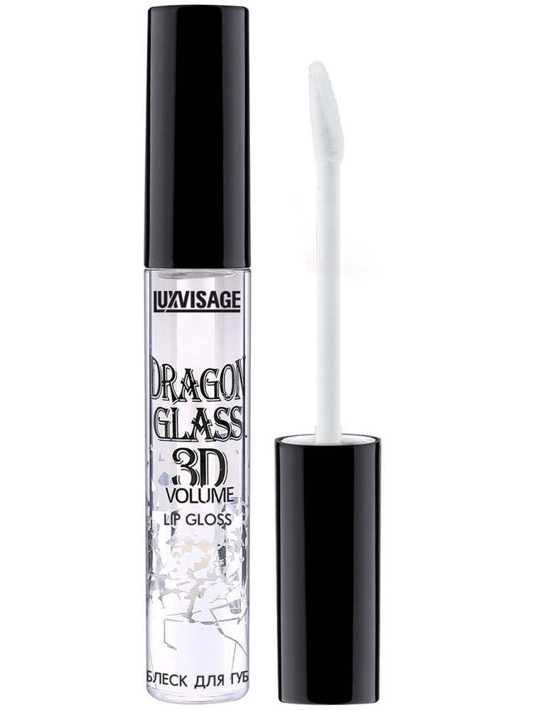 Luxvisage Блеск для губ Dragon Glass 3D Volume Lip Gloss, 01 Прозрачный, 2,8 мл.  #1