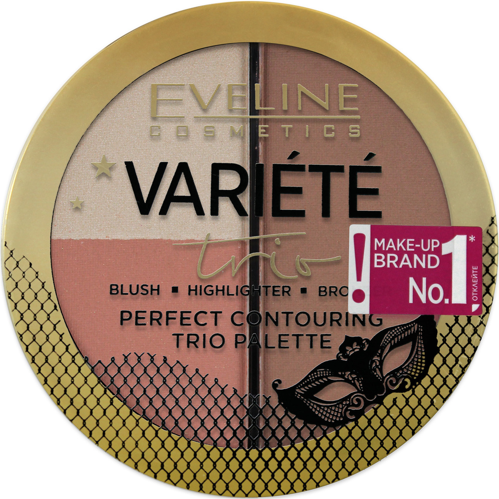 Eveline Cosmetics Палетка для контурирования лица VARIETE - 01 LIGHT ...