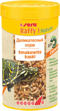 Sera Raffy I Nature корм для рептилий, водных черепах, 100 мл/12 г #1