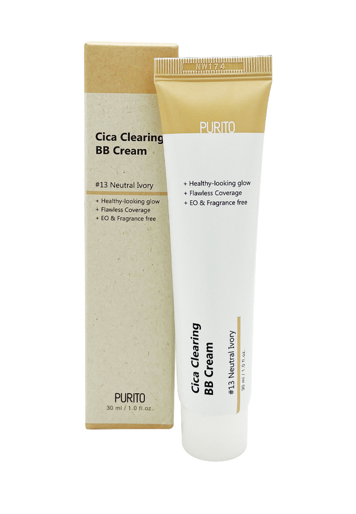 Purito BB-крем для чувствительной кожи с экстрактом центеллы Cica Clearing BB Cream 30 мл (тон 13)  #1