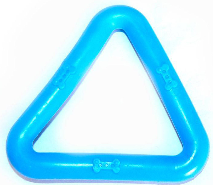 Pet Line игрушка резиновая "Треугольник", 7.5 см #1