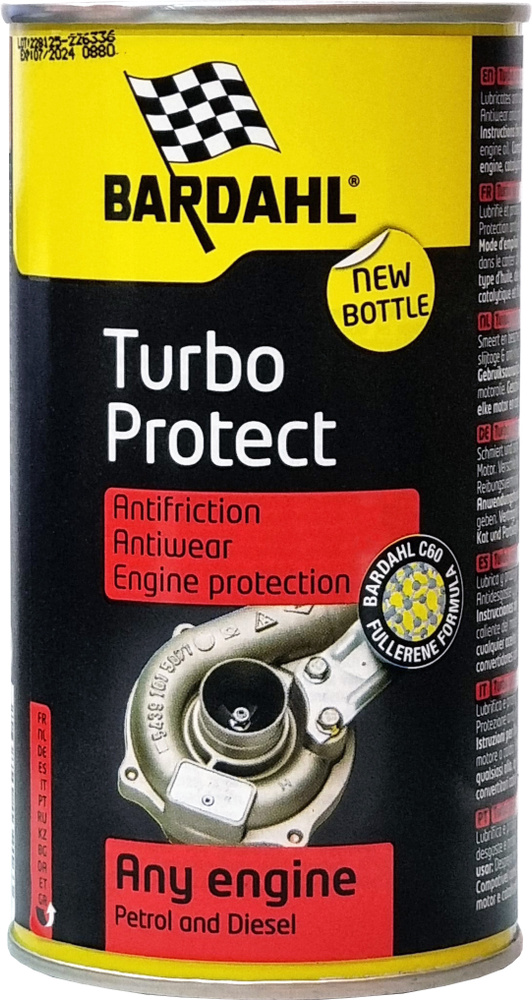 Противоизносная присадка в моторное масло BARDAHL TURBO PROTECT 0.3 л.  #1