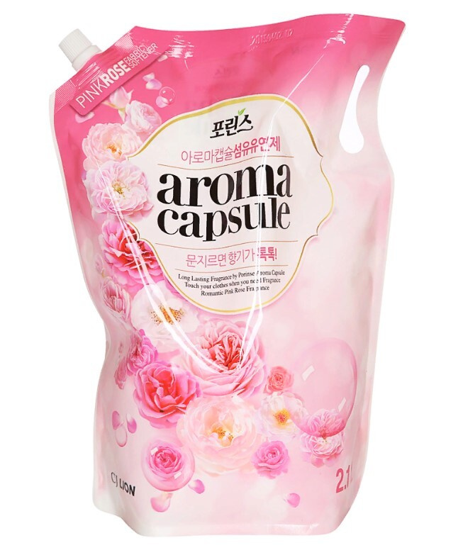 Aroma capsule Кондиционер для белья  Розовая роза 2.1 кг CJ LION #1