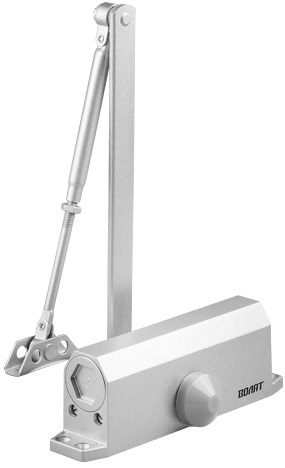 Доводчик дверной гидравлический морозостойкий ВОЛАТ 20-60 кг серебро (35012-60)  #1