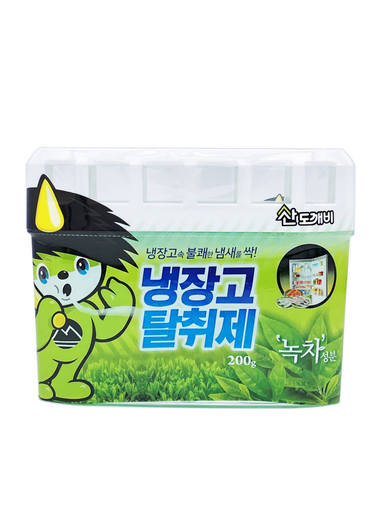 Sandokkaebi Поглотитель запаха для холодильника с зеленым чаем (антибактериальное действие), 200 г  #1