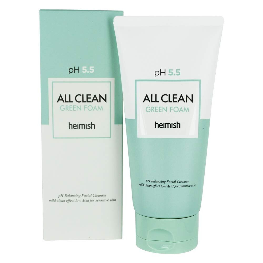 Heimish Пенка очищающая для лица All Clean Green Foam 5.5 pH, 150 гр. #1