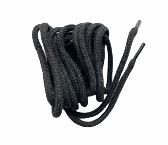 Шнурки Perfect круглые средние (чёрные), 75 см #1