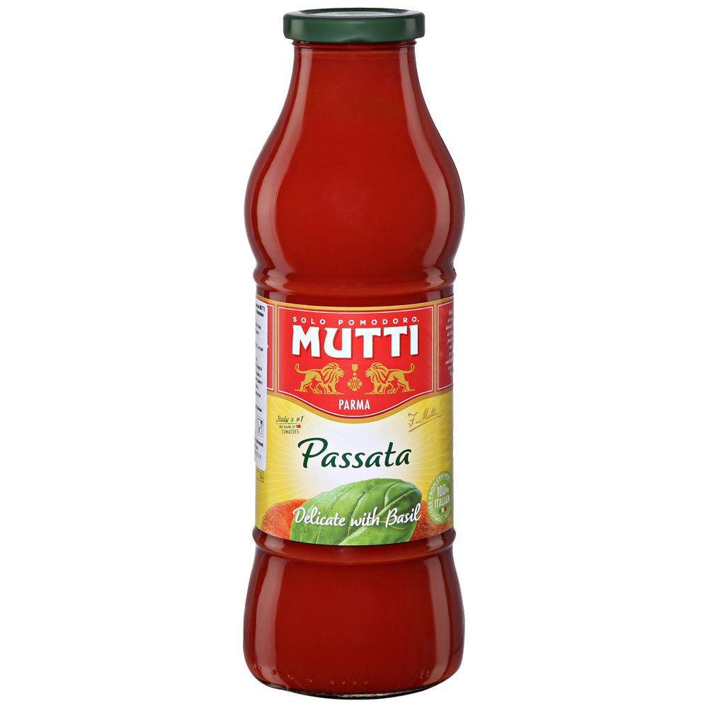 Томаты протертые с базиликом Passata, Mutti, Италия, 700 г #1