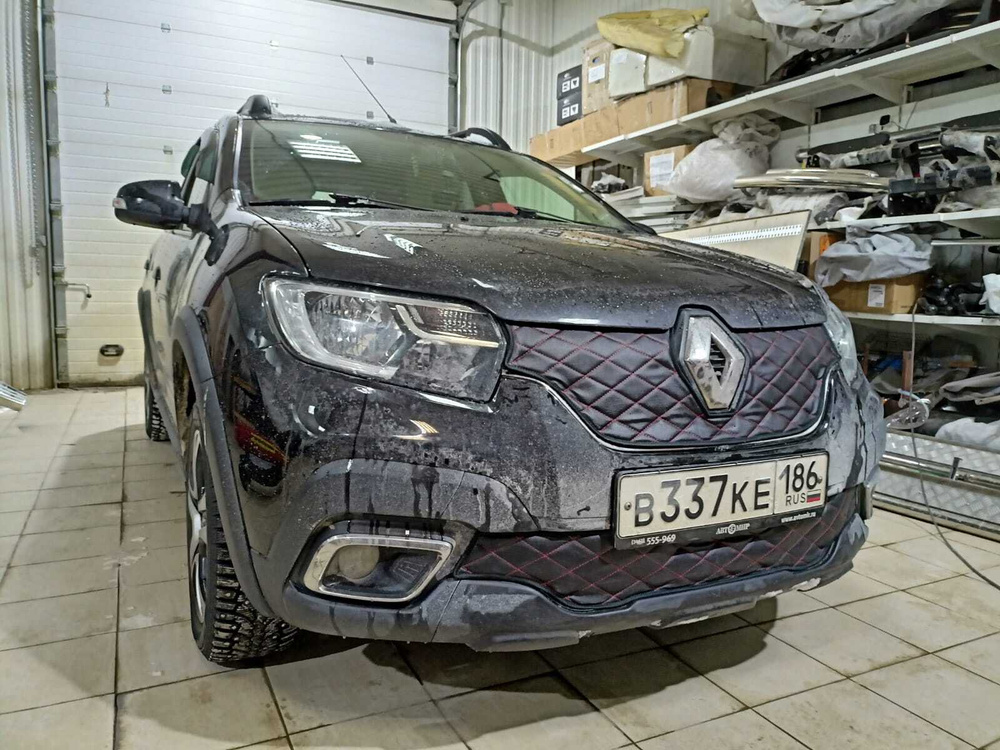 АВТОСТИЛЬ Утеплитель радиатора, арт. Renault Sandero, 2 шт. #1