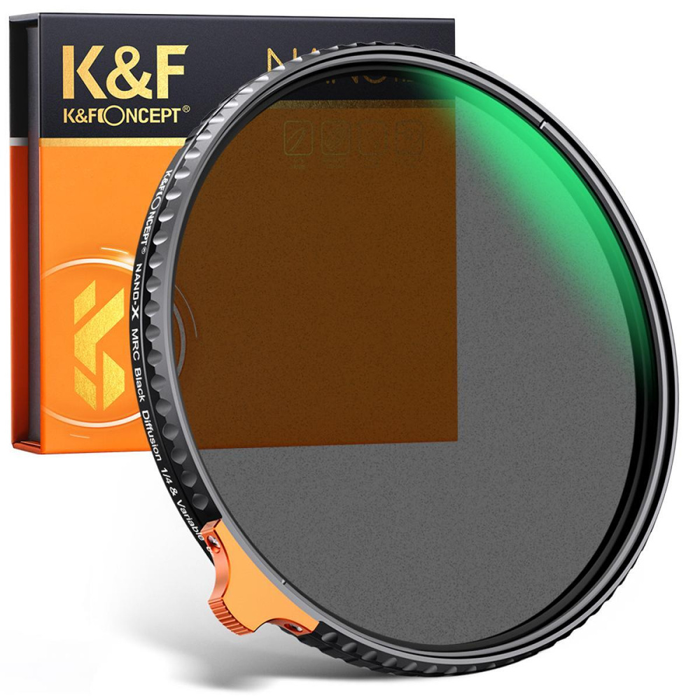 Фильтр K&F 49 мм Nano X Black Mist 1/4 + Variable NDX ND2-ND32 #1