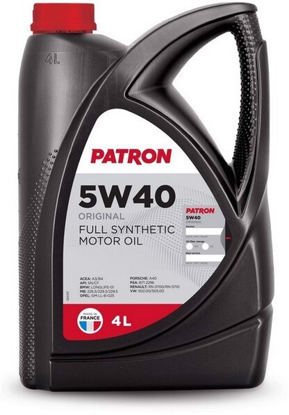 PATRON Original 5W-40 Масло моторное, Синтетическое, 4 л #1