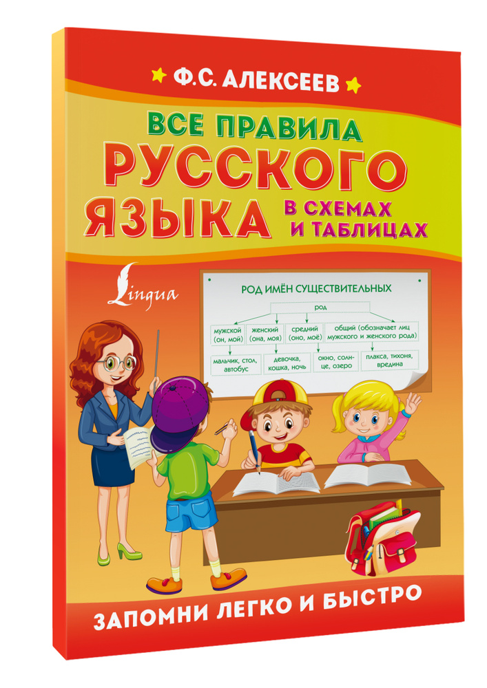Все правила русского языка в схемах и таблицах | Алексеев Филипп Сергеевич  #1
