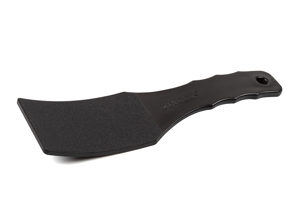 Zinger Терка для ног абразивная двусторонняя (RA-70 Black), педикюрный инструмент от мозолей и натоптышей #1
