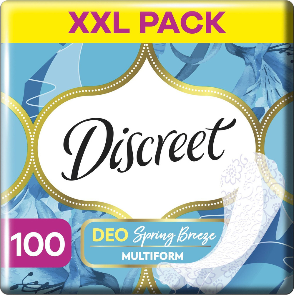 Женские ежедневные прокладки DISCREET Deo Spring Breeze Multiform, 100 шт  #1