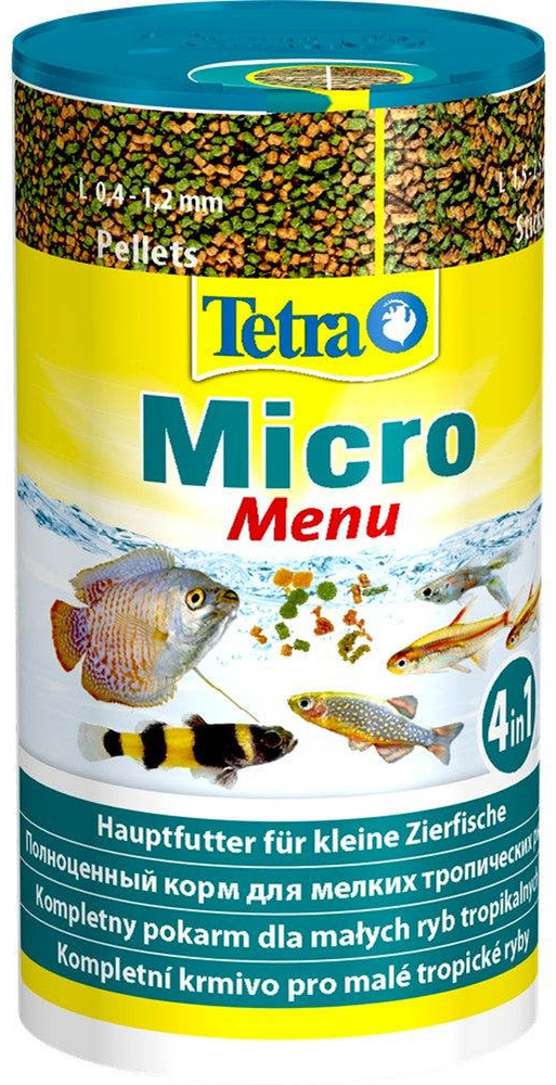 Tetra корм для мелких видов рыб Micro Menu, 100 мл #1