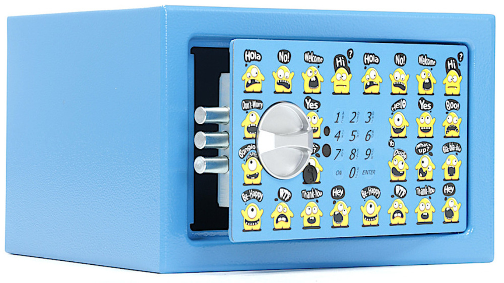 Детский сейф для денег и документов AIKO T-170 EL smile с электронным кодовым замком, 17x26x23 см/ сейф #1