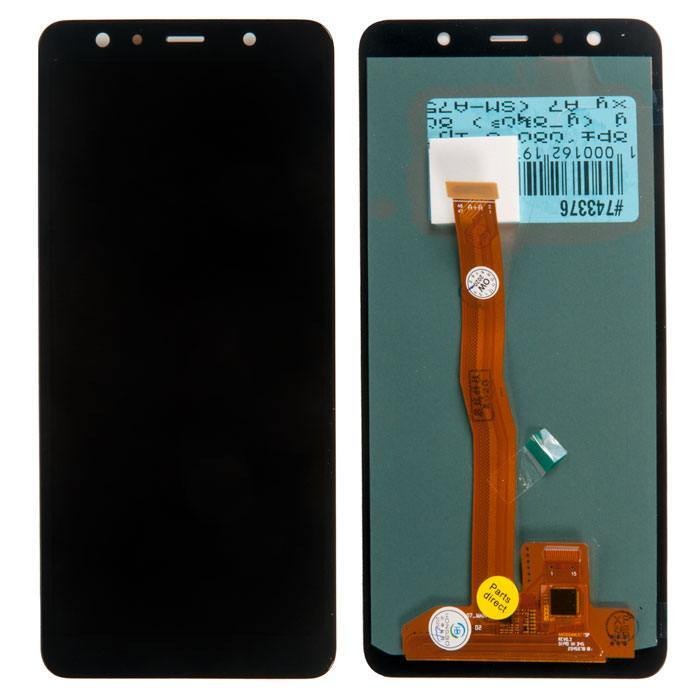 дисплей в сборе с тачскрином (модуль) для Samsung Galaxy A7 (SM-A750F) черный (2018) OLED  #1