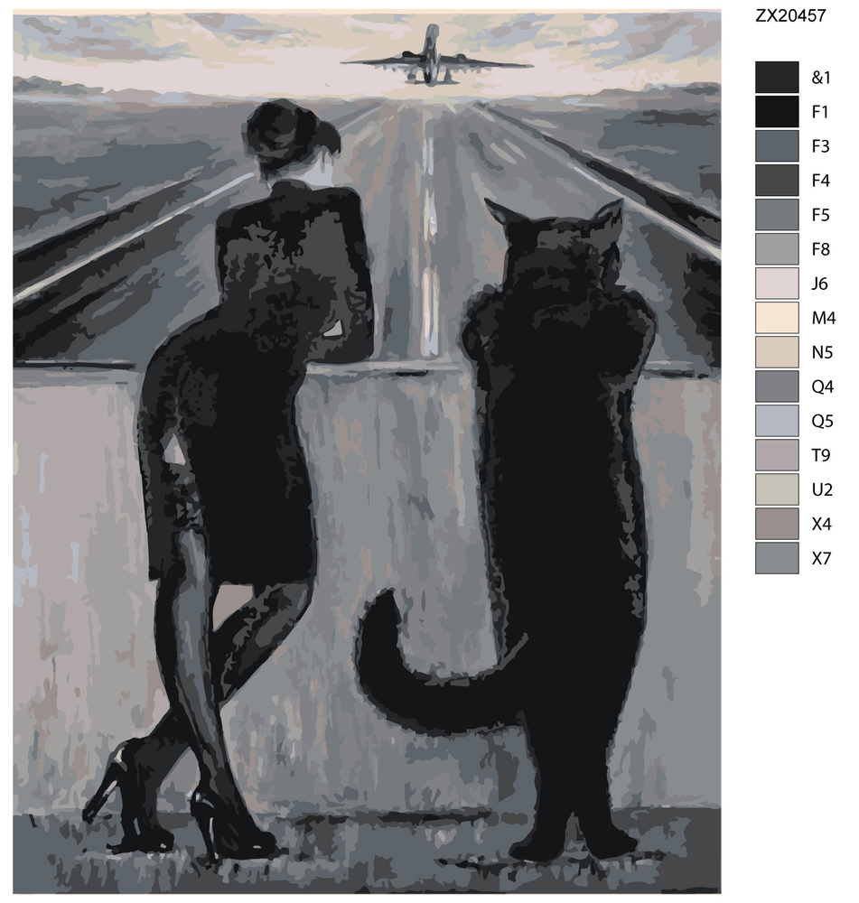 Картина по номерам "В ожидании Мастера" ZX 20457 40x50 #1