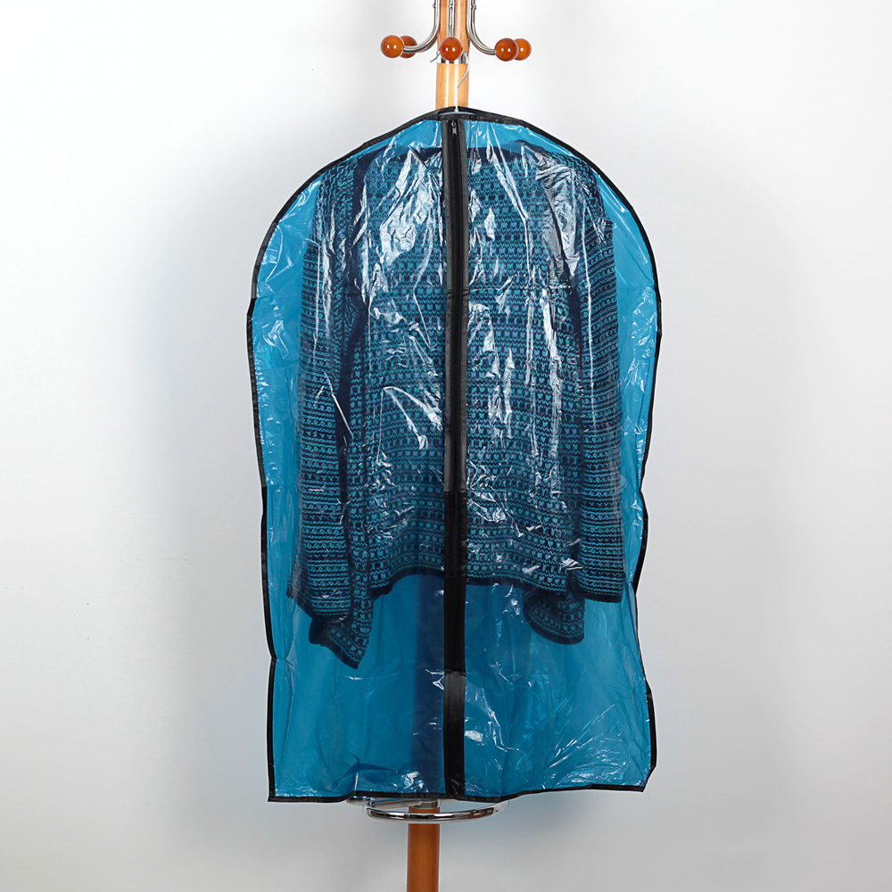 Чехол для одежды Доляна, размер 60х90 см, полиэтилен, цвет синий  #1