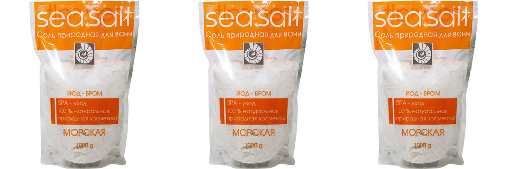 Sea Salt Соль для ванны, 1000 г. - купить с доставкой по выгодным ценам ...