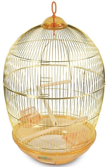 Triol 480G клетка для птиц (золото) #1
