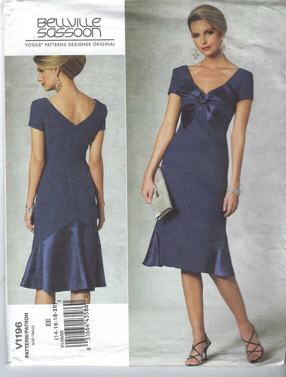 Супер Выкройка из Америки премиум класса для шитья 1196orang6-12 Платье вечернее  #1