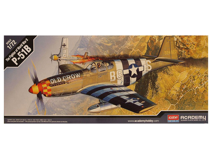 12464 Academy Американский истребитель P-51B Мустанг (1:72) #1