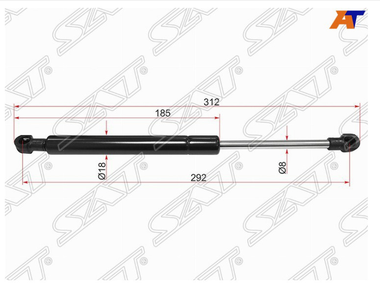 Амортизатор капота LAND ROVER RANGE ROVER 02-12  #1