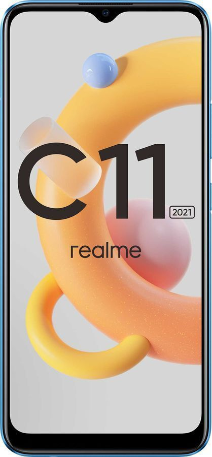 realme Смартфон C11 2021 (C11 2021) 4/64 ГБ, голубой #1