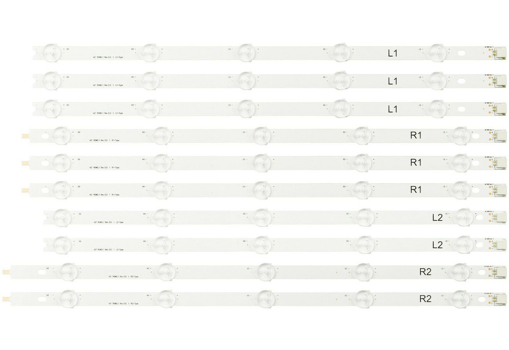 Светодиодная подсветка 42" 42LN/LA, 6916L-1317A, 6916L-1318A, 6916L-1319A (3L1+3R1+2L2+2R2) 10шт для #1