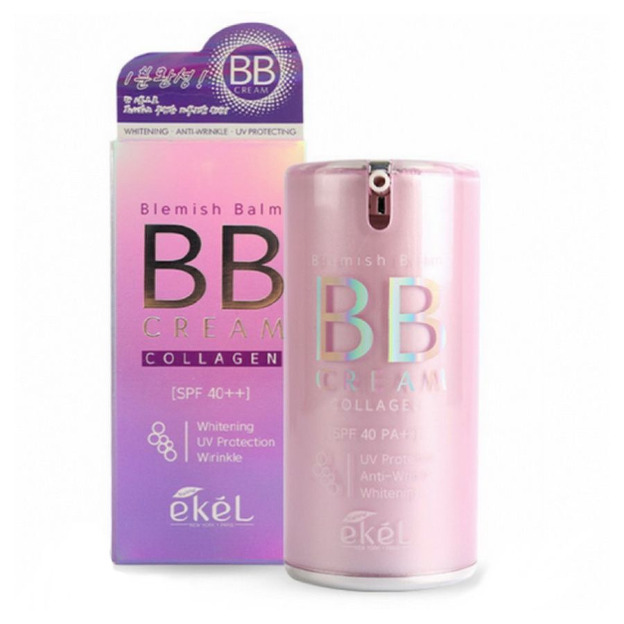 Ekel BB крем для лица с коллагеном BB Collagen Whitening Anti-Wrinkle Sun Protector 50+/PA (Pump), 50 #1
