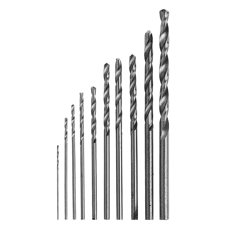 Набор сверл HSS из белой стали 0.5-3мм (10 шт.) #1