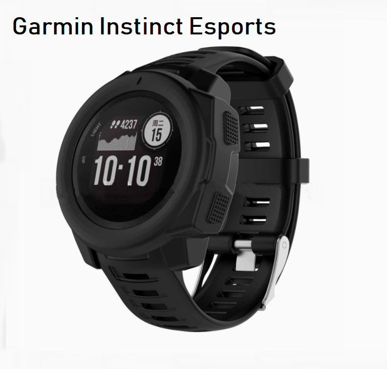 Защитный бампер-чехол MyPads Protect из тончайшего и прочного силикона для Garmin Instinct Esports с #1