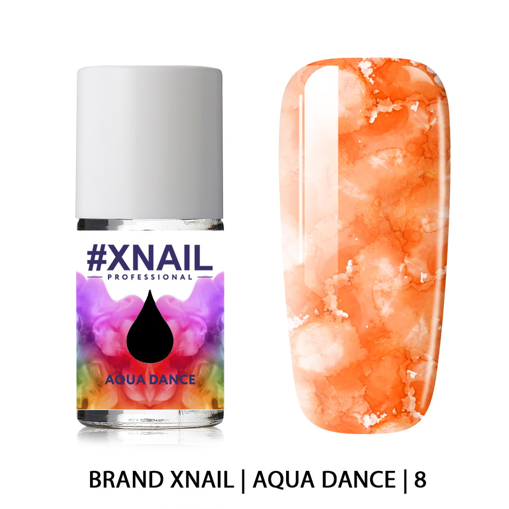 XNAIL PROFESSIONAL/Акварельные капли для рисования и дизайна маникюра AQUA DANCE  #1