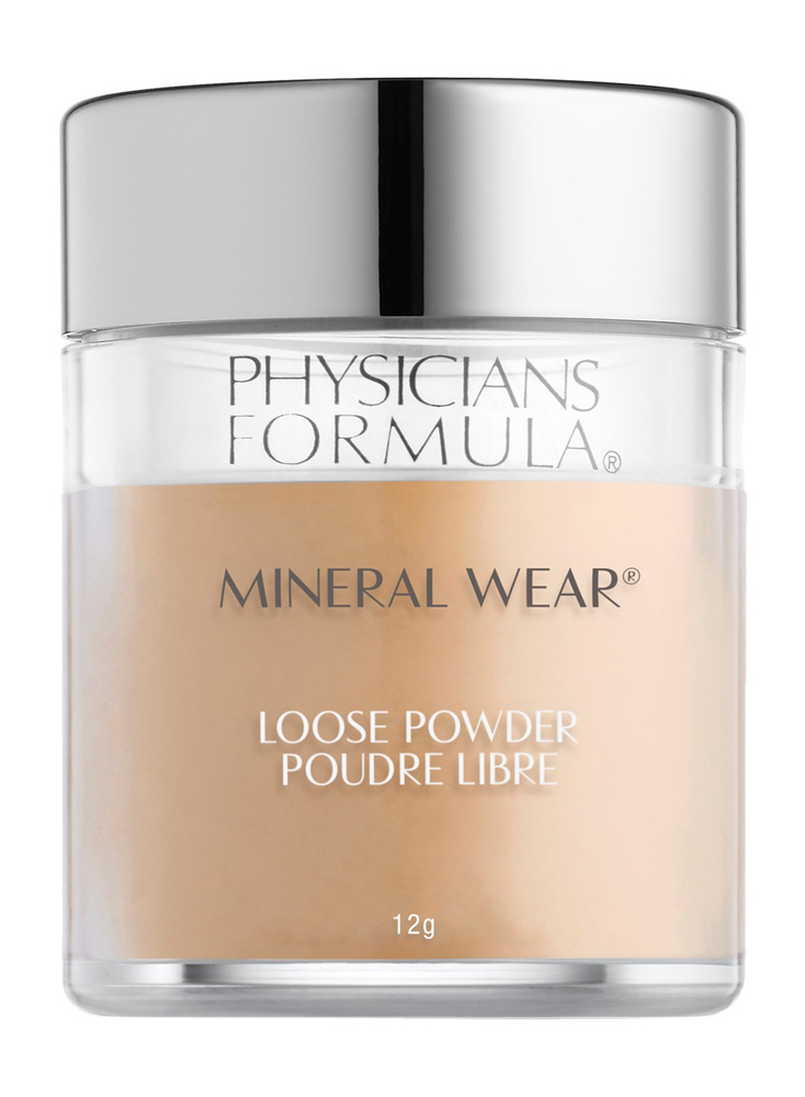 Рассыпчатая минеральная пудра без талька кремовый натуральный Physicians Formula Mineral Wear Loose Powder #1