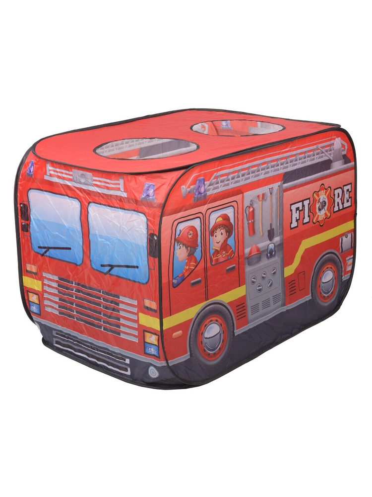 Детский домик игровойИгрокат Автобус Пожарный #1