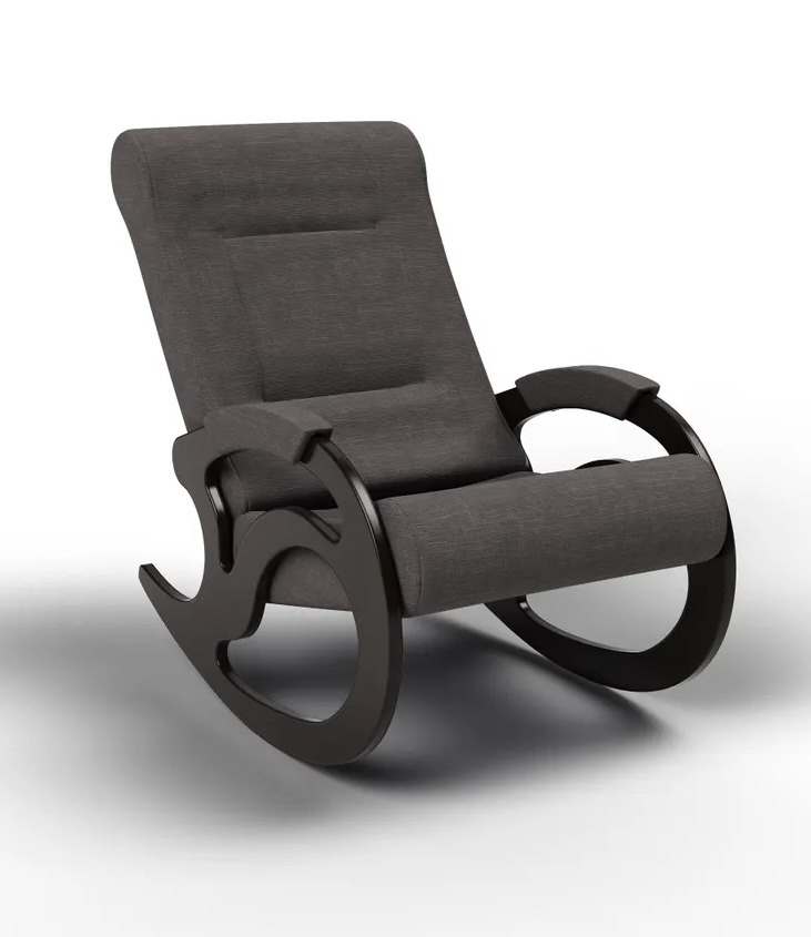 KEMPINGROUP Кресло-качалка Вилла, ткань/галька, 64х113х85 см #1
