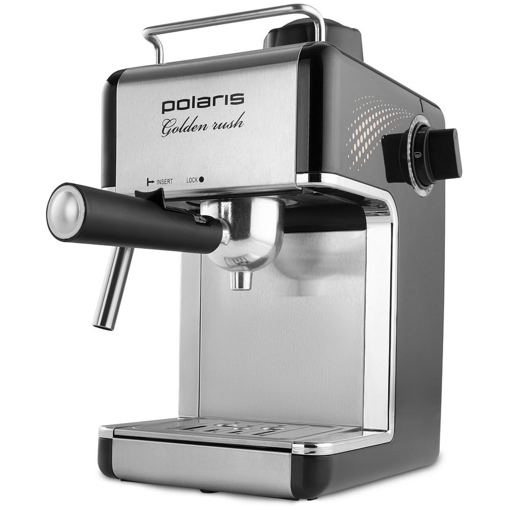 Polaris Кофеварка рожковая PCM 4006A, серебристый #1