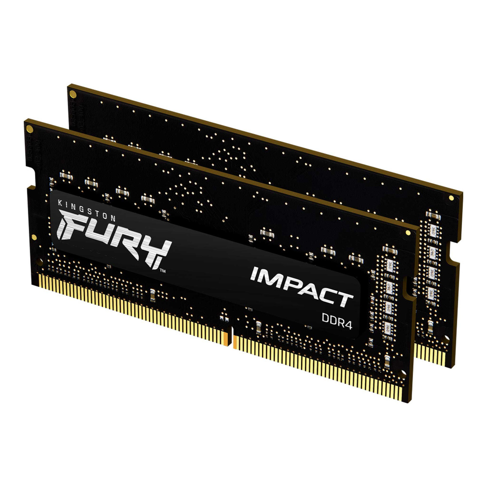 Kingston Оперативная память FURY Impact DDR4 SODIMM 16GB(2X8GB) 2666MHZ_341020 озон 2x8 ГБ ( KF426S15IBK2/16) #1