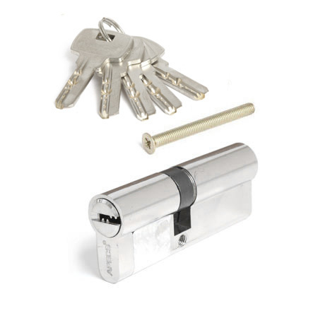 Цилиндр для замка (ключ/ключ), никель #1