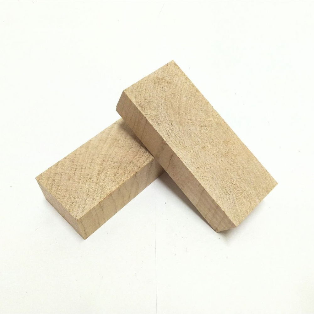 Сикомора, торцевой деревянный брусок 130х50х30мм, заготовка для творчества или для рукояти ножа  #1
