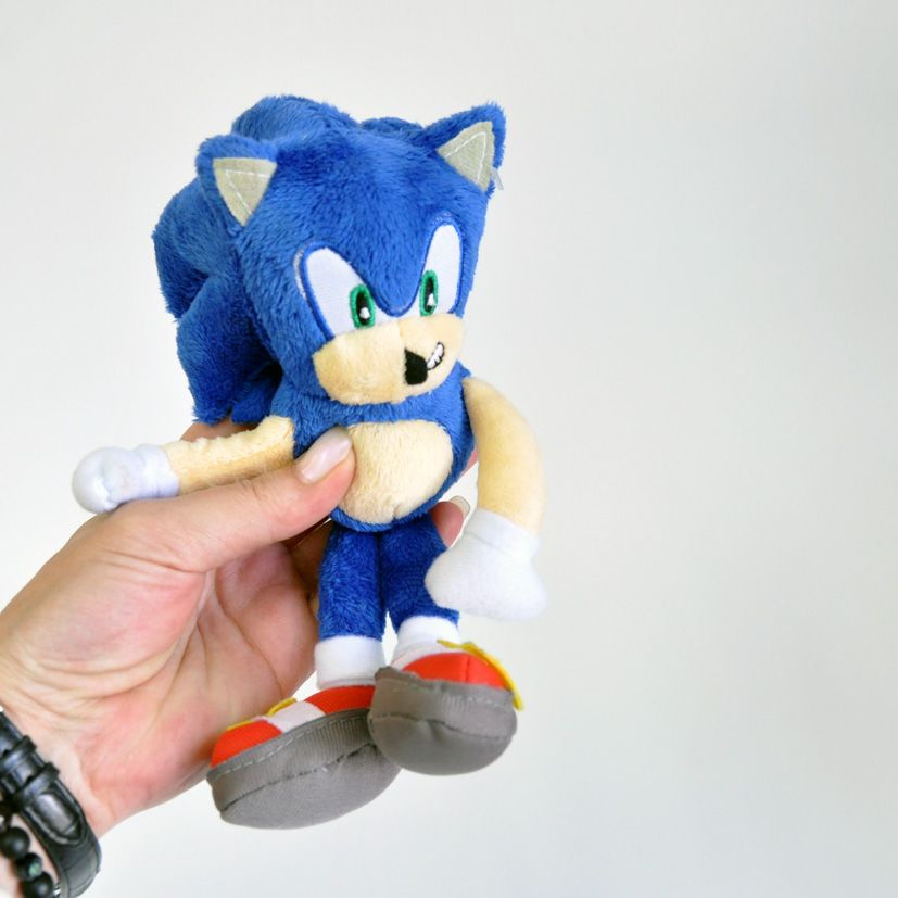 Мягкая игрушка еж Соник 20 см / ежик Sonic из серии Соник, синий  #1